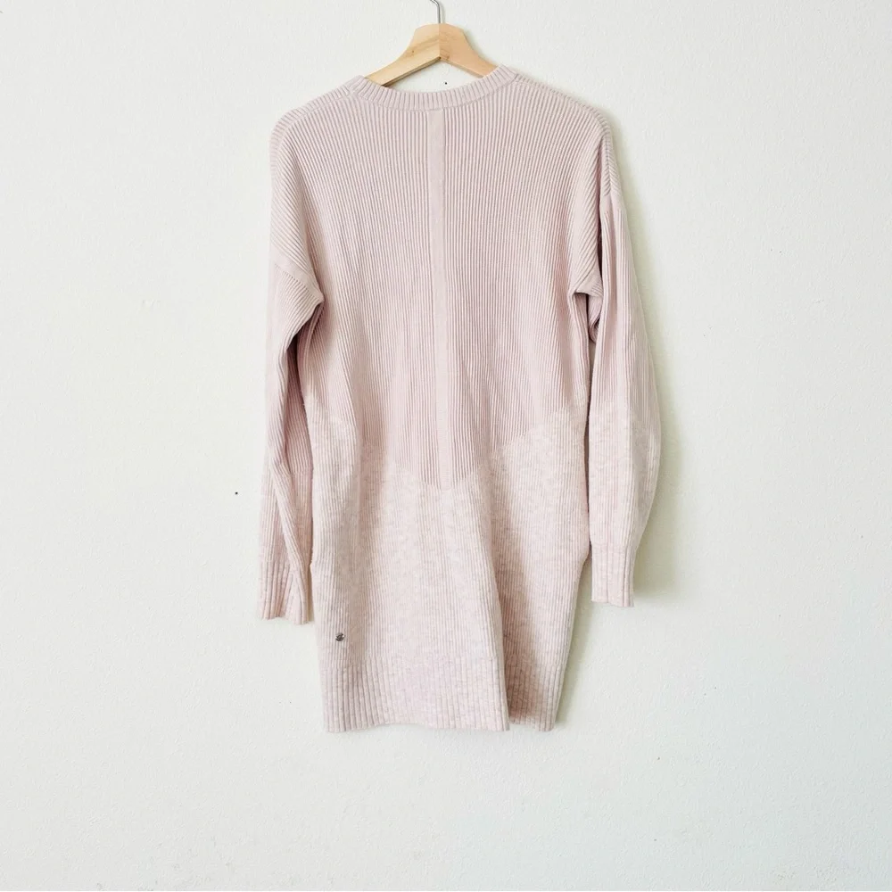 Lululemon MEDIUM Restful Intentions Cashlu pink pocketed sweater
